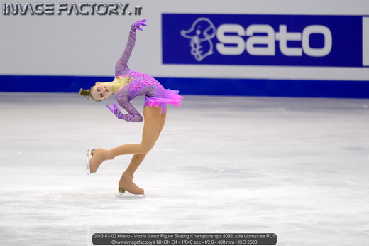 2013-03-02 Milano - World Junior Figure Skating Championships 8092 Julia Lipnitskaia RUS